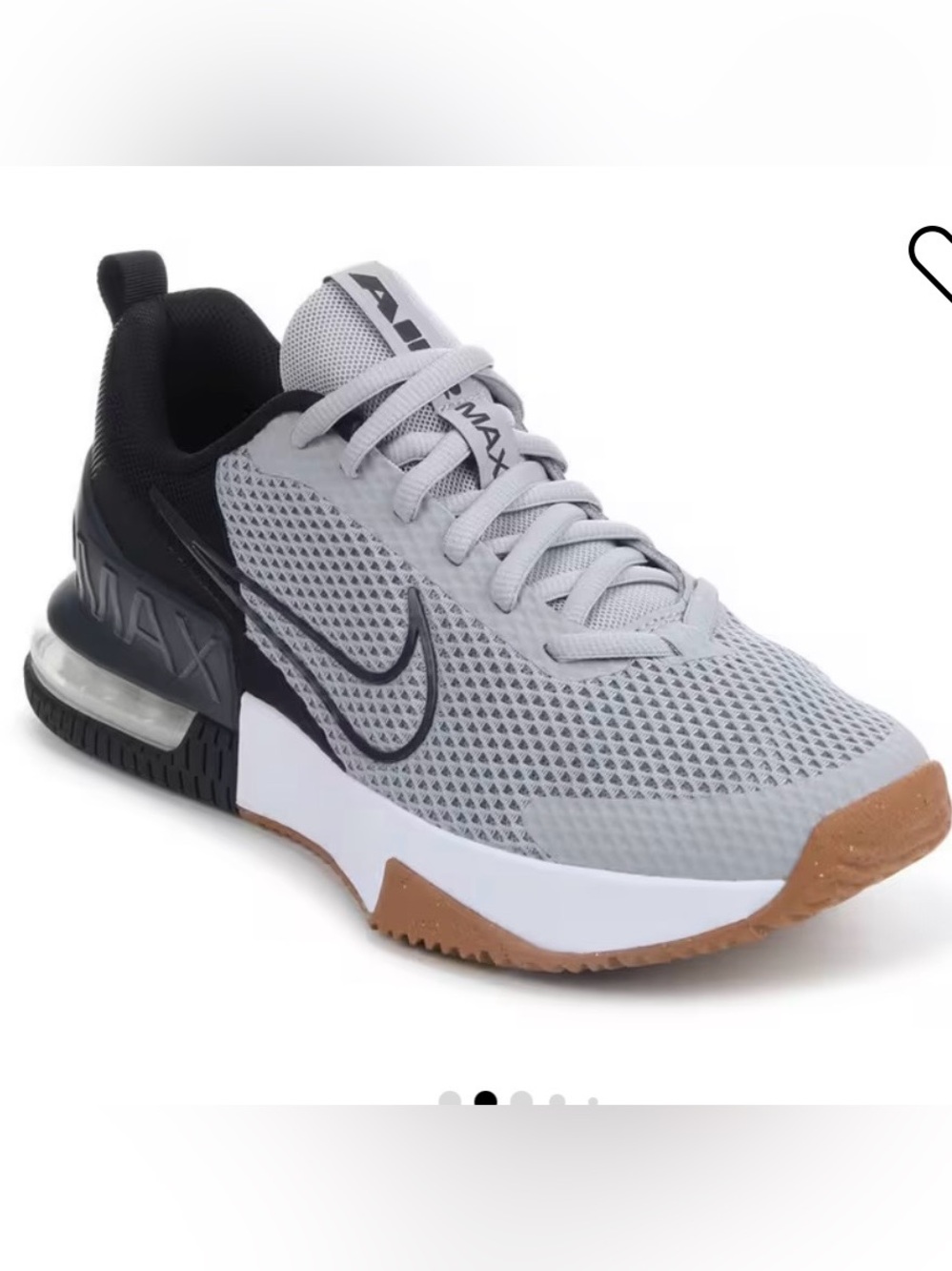 Nike Air Max Alpha Trainer 6 in Grey, Black and Gum - Picture 2 of 9